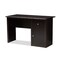 Wholesale Interiors Baxton Studio Belora Modern and Contemporary Wenge Brown Finished Desk